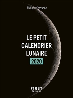cover image of Calendrier lunaire 2020